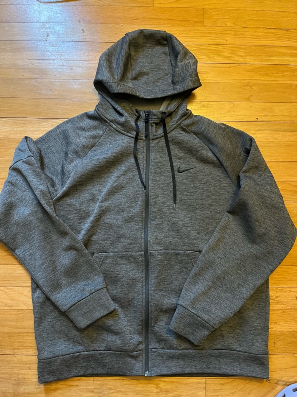Nike Grey Therma Fit Zip Hoodie - Men’s XL